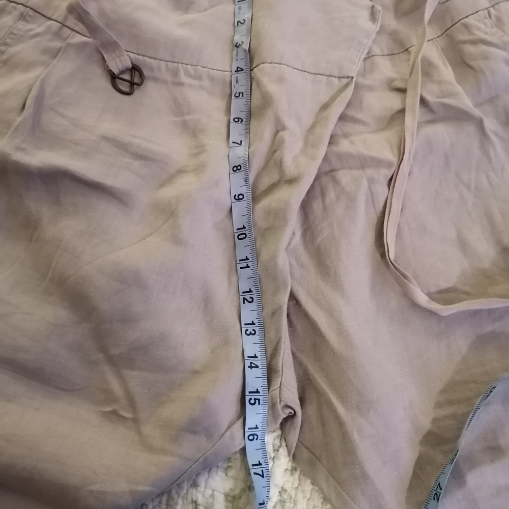 Oxmo 100% Linen pants in Light Gray with an original triangular front Xl - Picture 11 of 16